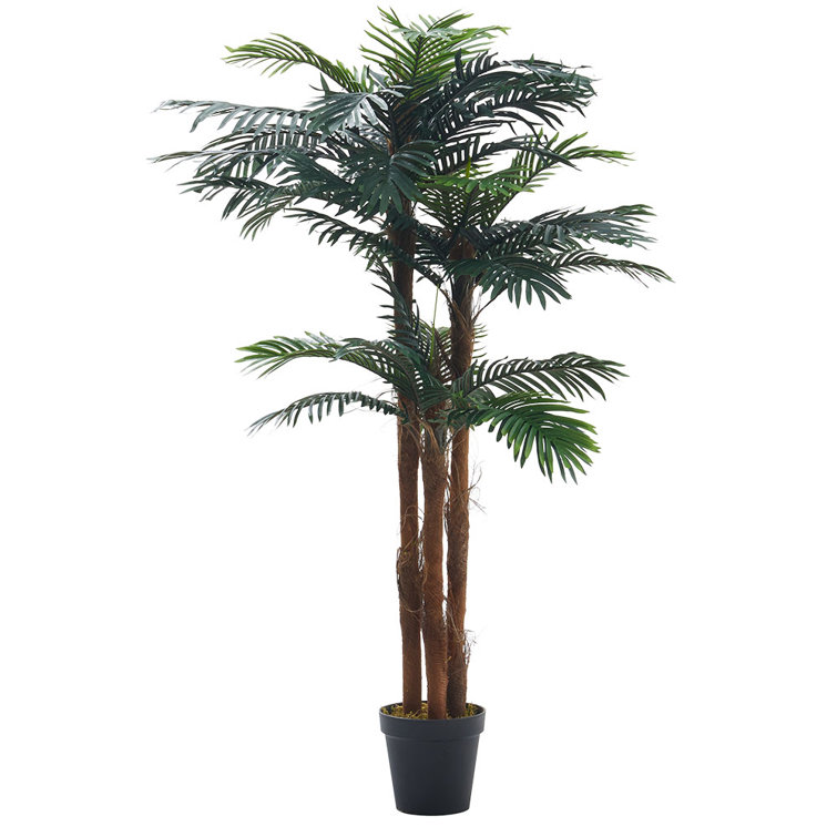 The Seasonal Aisle 180Cm Faux Palm Tree in Pot Wayfair.co.uk
